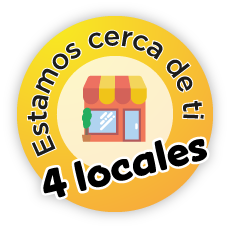 Estamos cerca de ti en 4 locales